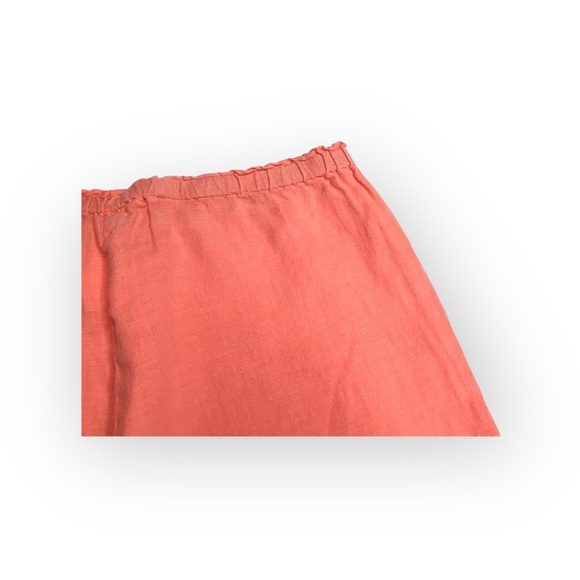 Juicy Couture Baby ♔ Easy Linen Pant ♔ Coral Pink ♔ Girl’s 6 6X ♔ Slouchy Chic ♔ - Picture 10 of 16